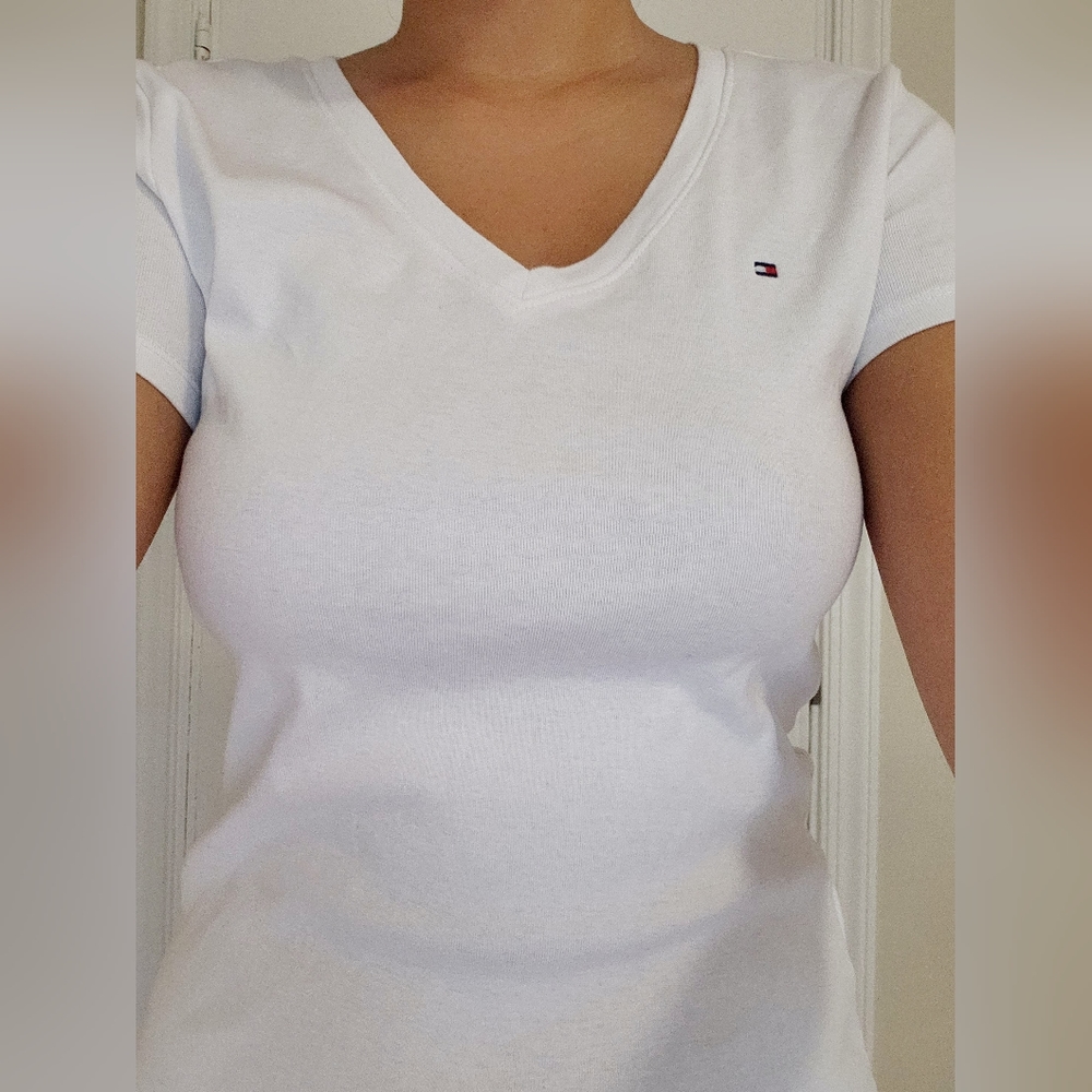 Tommy Hilfiger white t shirt for women